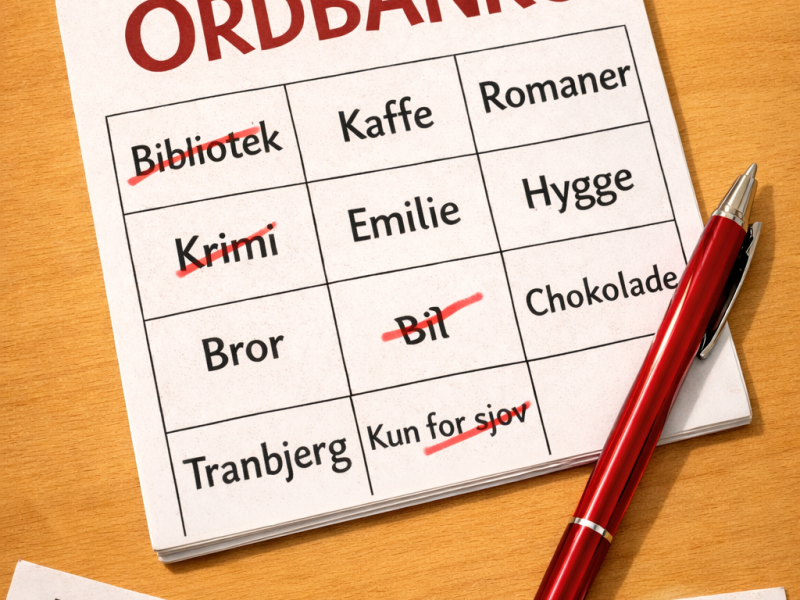 Ordbanko på Tranbjerg Bibliotek